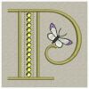 Crystal Butterfly Monograms 16(Lg)
