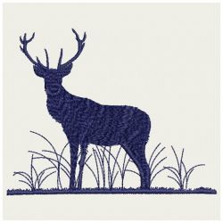 Deer Silhouettes 02(Md) machine embroidery designs