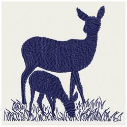 Deer Silhouettes 03(Sm) machine embroidery designs