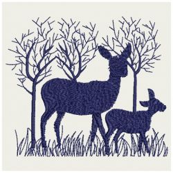 Deer Silhouettes 05(Sm) machine embroidery designs