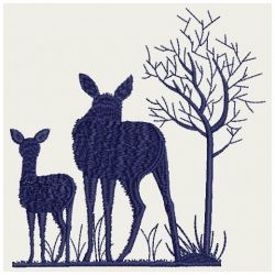 Deer Silhouettes 10(Md) machine embroidery designs