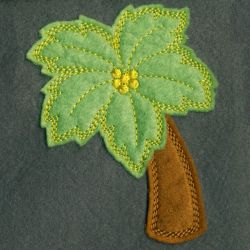 Raw Edge Applique Trees(Md) machine embroidery designs