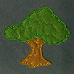 Raw Edge Applique Trees 10(Lg) machine embroidery designs