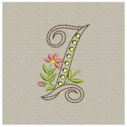 Crystal Floral Monograms 09 machine embroidery designs