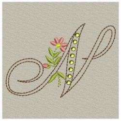 Crystal Floral Monograms 14 machine embroidery designs