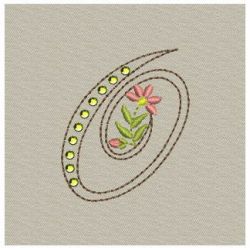 Crystal Floral Monograms 15 machine embroidery designs