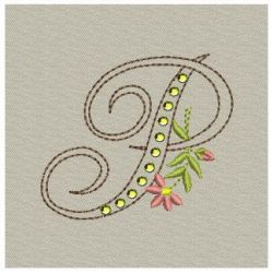 Crystal Floral Monograms 16 machine embroidery designs