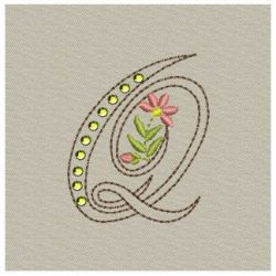 Crystal Floral Monograms 17 machine embroidery designs