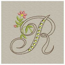 Crystal Floral Monograms 18 machine embroidery designs