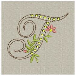 Crystal Floral Monograms 20 machine embroidery designs