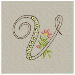 Crystal Floral Monograms 22 machine embroidery designs