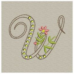Crystal Floral Monograms 23 machine embroidery designs