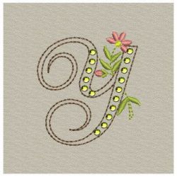 Crystal Floral Monograms 25 machine embroidery designs
