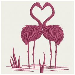Flamingo Silhouettes 02(Md) machine embroidery designs