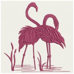 Flamingo Silhouettes 03(Md) machine embroidery designs