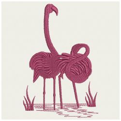 Flamingo Silhouettes 06(Md) machine embroidery designs