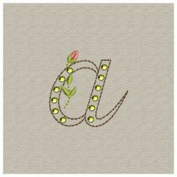 Crystal Floral Monograms 2 machine embroidery designs