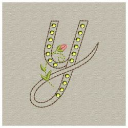 Crystal Floral Monograms 2 25