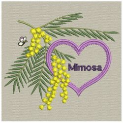 Mimosa 02(Md) machine embroidery designs