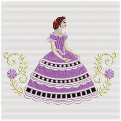 Cutwork Victorian Belles 05(Lg) machine embroidery designs