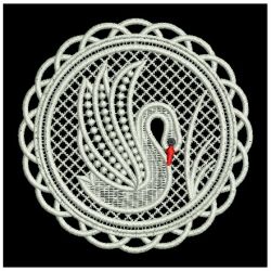 FSL Swan Doily 01 machine embroidery designs