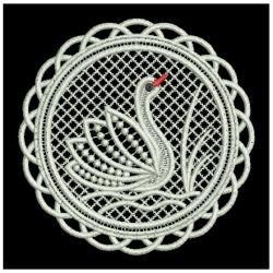 FSL Swan Doily 03 machine embroidery designs