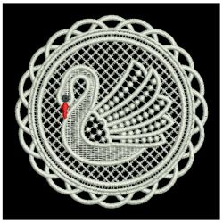 FSL Swan Doily 05 machine embroidery designs