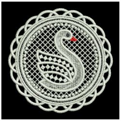 FSL Swan Doily 08 machine embroidery designs