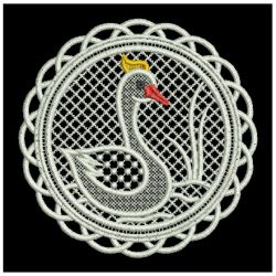 FSL Swan Doily 10 machine embroidery designs