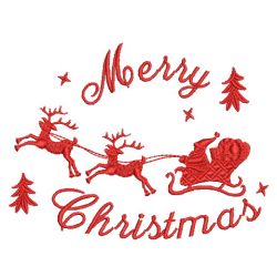 Merry Christmas 01(Md) machine embroidery designs