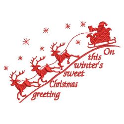 Merry Christmas 09(Md) machine embroidery designs
