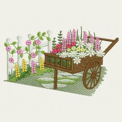 Garden Views 07(Lg) machine embroidery designs