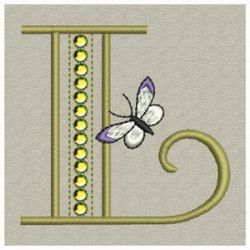 Crystal Butterfly Monograms 12(Lg)