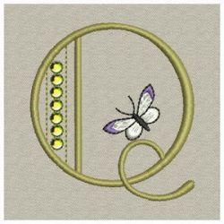 Crystal Butterfly Monograms 17(Lg) machine embroidery designs