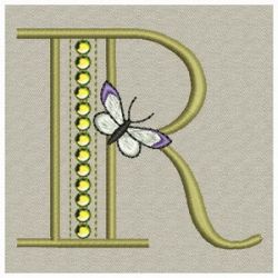 Crystal Butterfly Monograms 18(Sm) machine embroidery designs