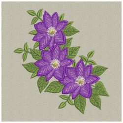 Clematis(Sm) machine embroidery designs