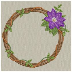 Clematis 05(Lg) machine embroidery designs