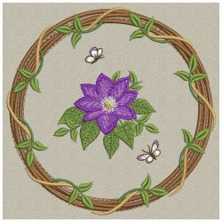 Clematis 06(Md) machine embroidery designs