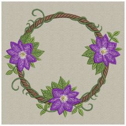 Clematis 07(Sm) machine embroidery designs