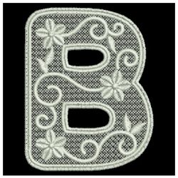 FSL Floral Alphabet 02 machine embroidery designs