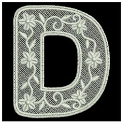 FSL Floral Alphabet 04 machine embroidery designs