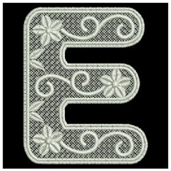 FSL Floral Alphabet 05 machine embroidery designs