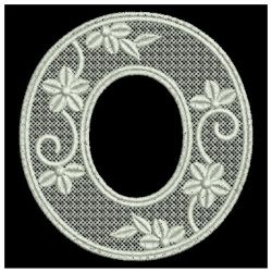 FSL Floral Alphabet 15 machine embroidery designs