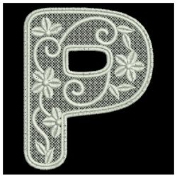 FSL Floral Alphabet 16 machine embroidery designs