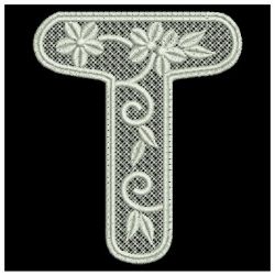 FSL Floral Alphabet 20 machine embroidery designs