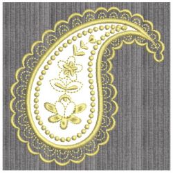 Applique Paisley Delight 03 machine embroidery designs