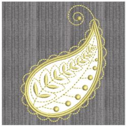 Applique Paisley Delight 04 machine embroidery designs