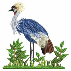Crowned Crane(Sm) machine embroidery designs