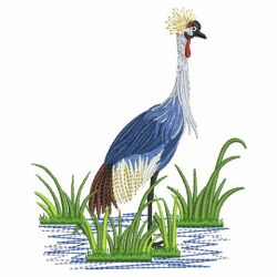 Crowned Crane 02(Sm) machine embroidery designs