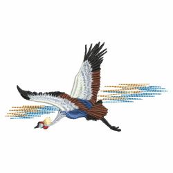 Crowned Crane 05(Lg) machine embroidery designs